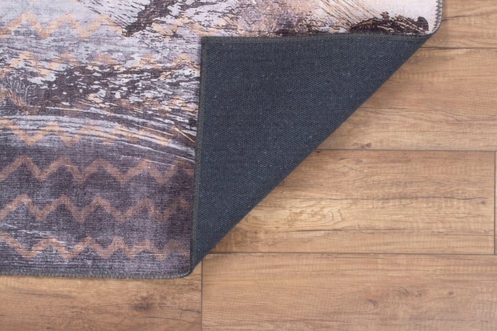 Conceptum Alfombra Fusion Chenille Marrón AL 235 de Poliéster 150 x 230 cm